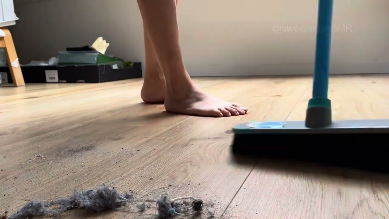 Fast speed ASMR floor around the house 
