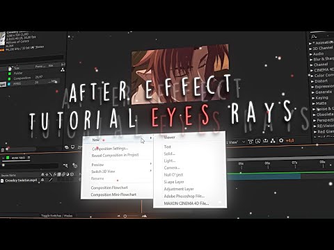 Tutorial AMV Eyes Rays - After effect