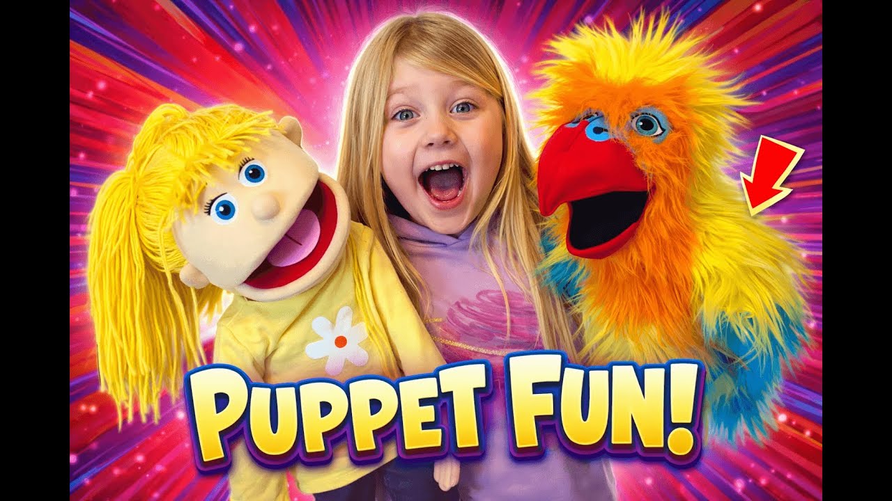 PUPPET FUN! 😆 Amelia’s Puppets Go WILD!