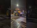 Ginormous tractors roar through the streets with loud horns