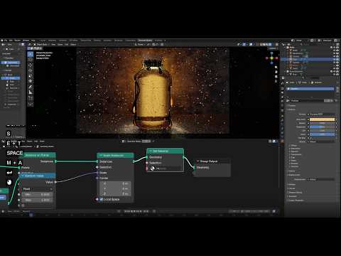 How I Made This Stylized Glowing Honey Jar in Blender