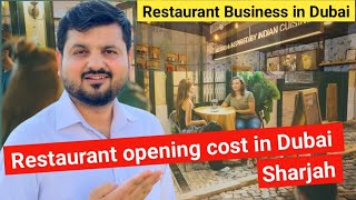 restaurant opening cost in dubai & sharjah