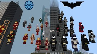 Iron Man and Batman mod for Minecraft pe and bedrock screenshot 5