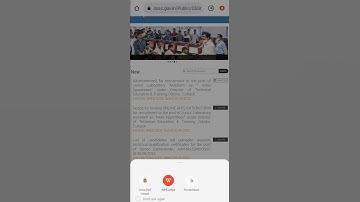 OSSC notification for the post of Junior Laboratory Assistant