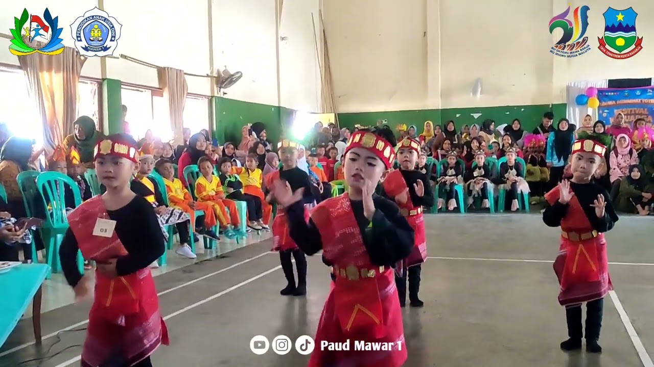 Tarian Sinanggar Tulo || Juara 1 Lomba Gerak Lagu Daerah Tingkat Kecamatan Cibalong (PAUD MAWAR 1)