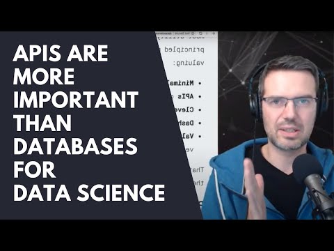 APIs Are More Important Than Databases for Data Science!