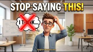 Stop Saying "I THINK" (Use These English Phrases Instead) | English Podcast
