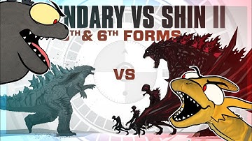 Godzilla Reacts to REMATCH: Legendary Godzilla vs Shin Godzilla