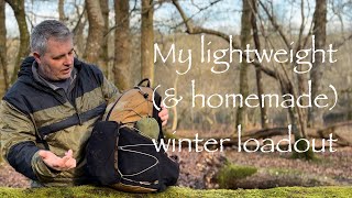Survival Instructors Lightweight Loadout for Winter & Spring:  Homemade kit!