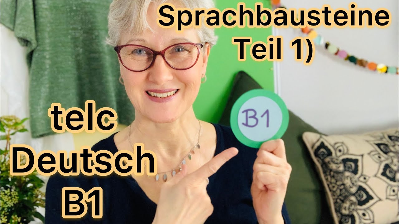 B1 telc Sprachbausteine Teil 1 Brief mit Lücken Deutsch lernen