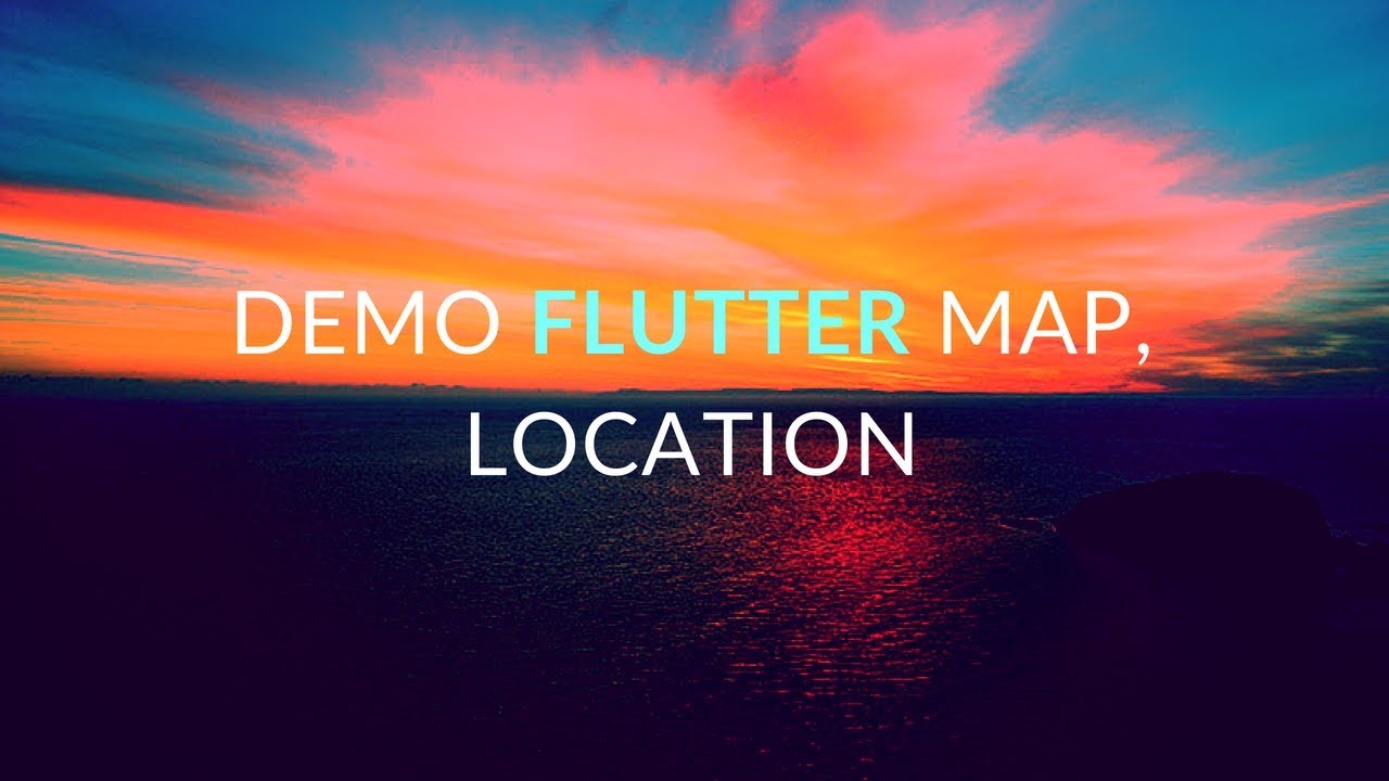 Demo map, location flutter - YouTube