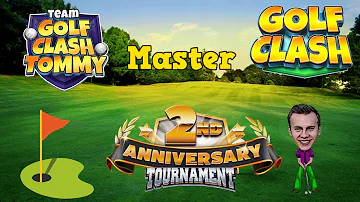 Golf Clash tips, Playthrough, Hole 1-9 - MASTER - TOURNAMENT WIND! 2nd Anniversary Tournament!