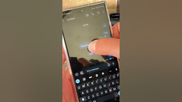 Hidden Text Message Feature on Android