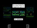 Fun easy levels for beginners part 4 #geometrydash #gd #extremedemon #zoink #zoinkgd