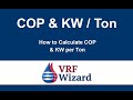 COP and KW per Ton
