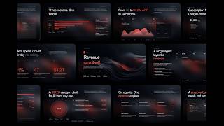 Helix – Dark Pitch Deck PowerPoint Template for AI & SaaS Startups