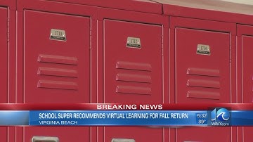 Virginia Beach schools superintendent to recommend virtual learning this fall