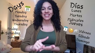 Días de la Semana en Lengua de Señas|Days of the Week in ASL