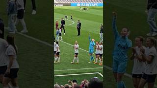 LAP OF APPRECIATION: Tottenham Women