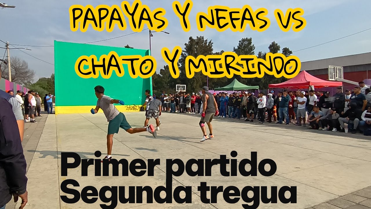 NEFAS Y PAPAYAS VS MIRINDO Y CHATO CHAMIZAL (primer partido) segunda tregua 
