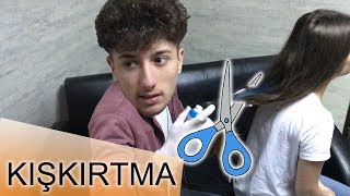 Sevgi̇li̇mi̇n Saçini Kesti̇m Kışkırtma