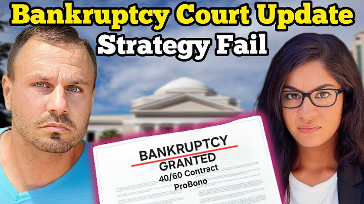 BANKRUPTY COURT Strategy - Bad Neighbor Update