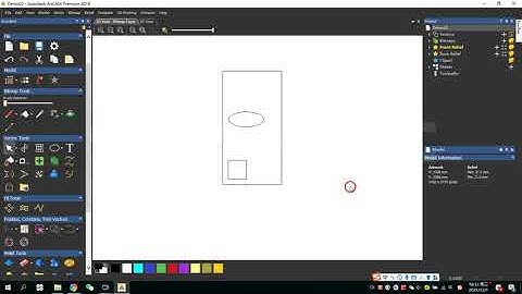 ArtCAM 2018  Tutorial - Simple Vector Drawing