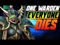 One Warden. Everyone dies - WC3 - Grubby