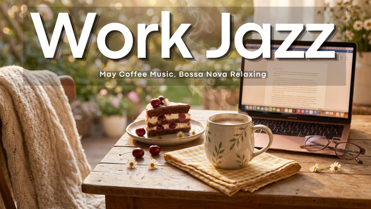 May Spring Morning Coffee Jazz ☕ Relaxing Bossa Nova for Work & Study ...