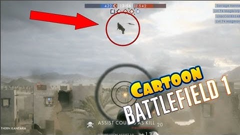 Battlefield 1 Ragdolls With Cartoon Sound Effects!
