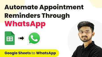 Automate Appointment Reminders Through WhatsApp | Google Sheets WhatsApp