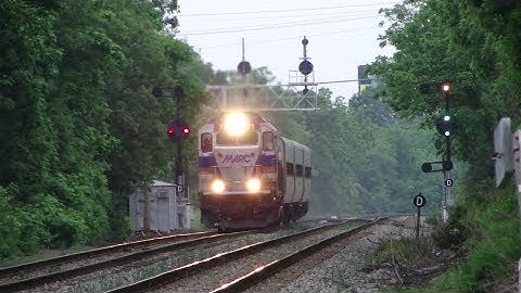 MARC 71 in Riverdale w/ B&O CPL