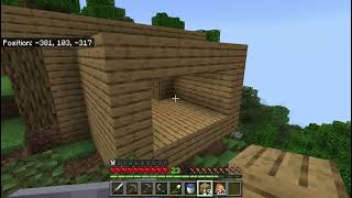 I bilt the 2 room of my house in Minecraft