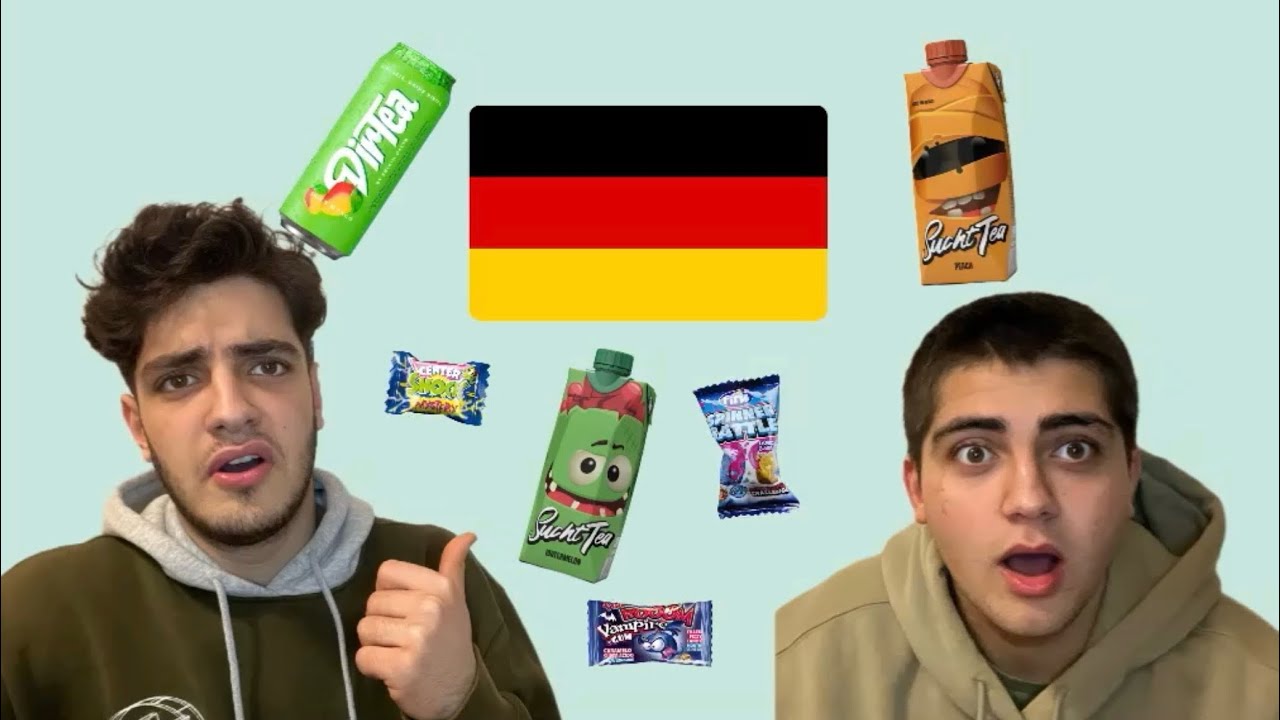 Trying popular German snacks and drinks YouTube