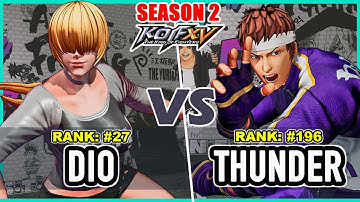 KOF XV 🔥 Dio (Shermie/Maxima/Yashiro) vs Thunder (Shun
