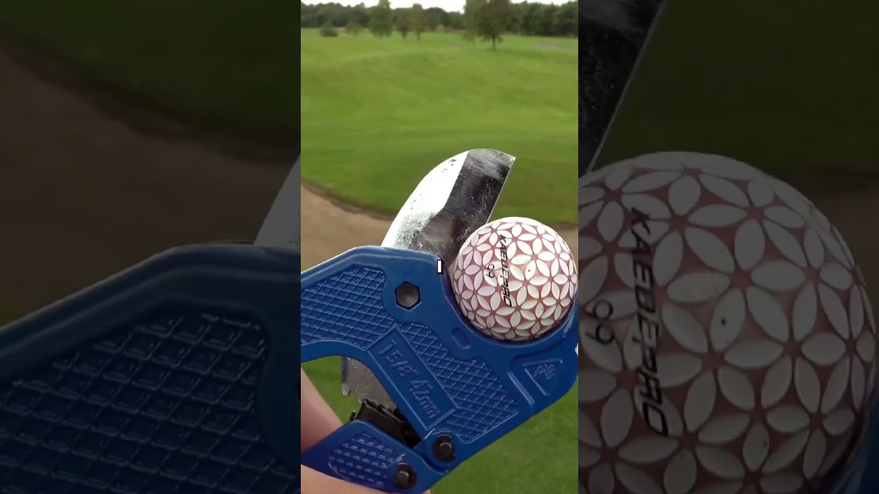 This golf ball has WEIRD dimples 🤯