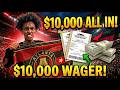 I MADE $10,000 AND BET IT ALL ON A SOCCER GAME!