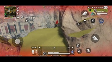 Apex Legends Mobile Bug Report |After Respawn get stucked inside the mountain far from respawn point