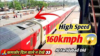Download Lagu 🔥🔥 High Speed  Skip At Railway Station | WAP-7 At Full Speed | 160kmph | Indian Railway | #trending MP3