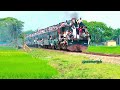 যাত্রীতে পরিপূর্ণ একটি লোকাল ট্রেন || #railtrack #bangladesh_railway #train 