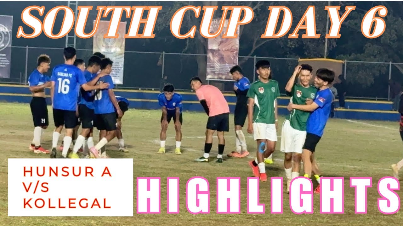 South Cup 2026 Day 6 Football Highlights | Hunsur vs Kollegal – What a Game! #tibetanvlogger 