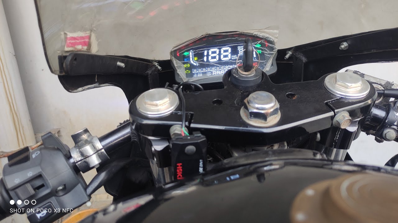 Speedometer full digital universal ala DUCATI (project caferacer)