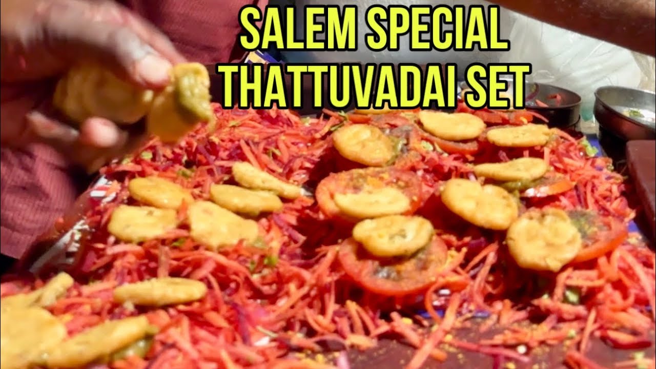 Salem Spl Thattuvadai Set😋 | Famous Street food | 