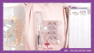 Collective January - February Planner Haul 💞 // Kits, Foil, Doodles, Planners, Pens, + More!