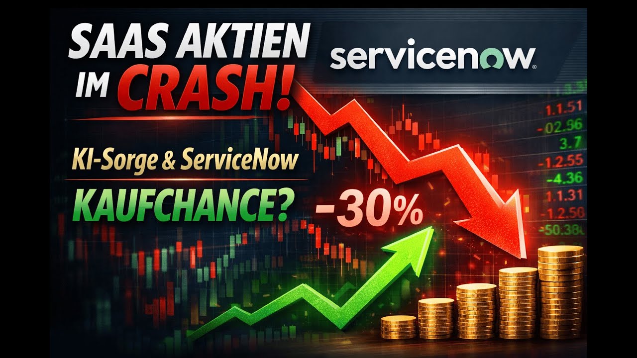 Servicenow Aktie: KI-Disruption bei SaaS-Riesen? // Software Aktien im Abverkauf // Kaufchance??