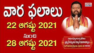 Vaara Phalalu August 22 to 28 August 2021 | Weekly Rasi Phalalu | Horoscope | ANBC Prime Telugu tv