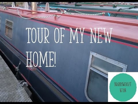 1. Tour of my narrowboat home - YouTube