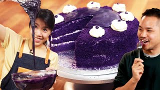 I Recreated My Friend's Favorite Ube Cake From The Philippines