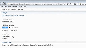 How to share your calendar with external business partners