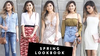 2017 SPRING LOOKBOOK | Spring Fashion Outfit Ideas | Miss Louie